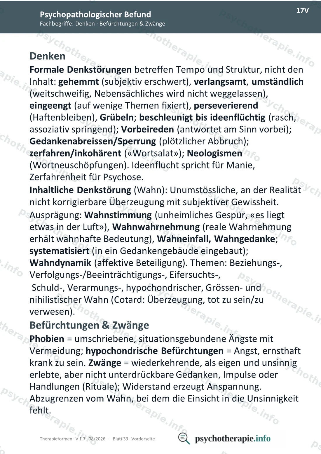 Therapieformen in Psychiatrie und Psychotherapie — Ringbuch A6